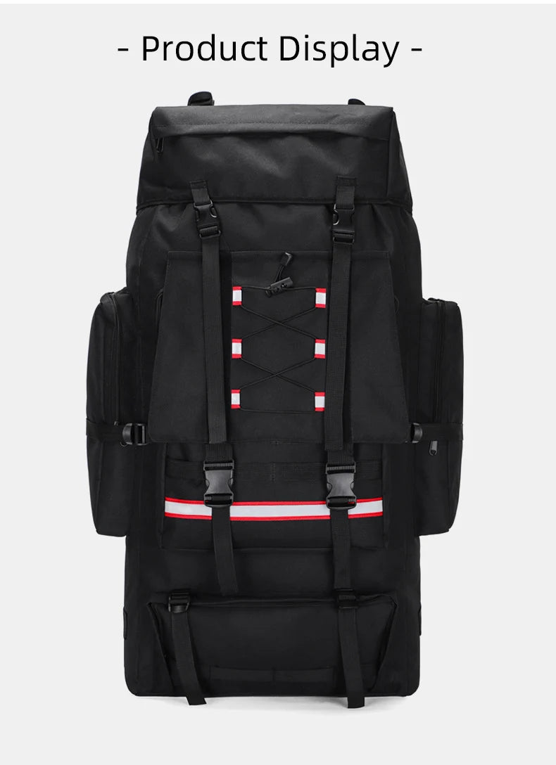 130L Hiking & Camping Backpack - Large Molle Trekking Rucksack for Men, Outdoor Travel & Sports Bag