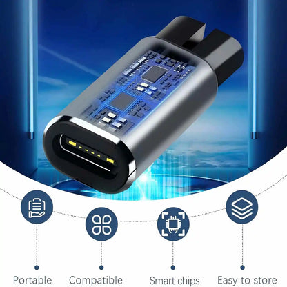 Brangdy 5V Type-C Shaver Charger Adapter - Compatible with Philips OneBlade QP2724 QP2834 QP1424 QP1924 QP4631 Beard Trimmer
