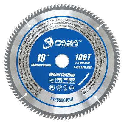 PAYA TCT Circular Saw Blade - ATB Framing Blade for Wood Cutting, TÜV Rheinland Tested & Certified