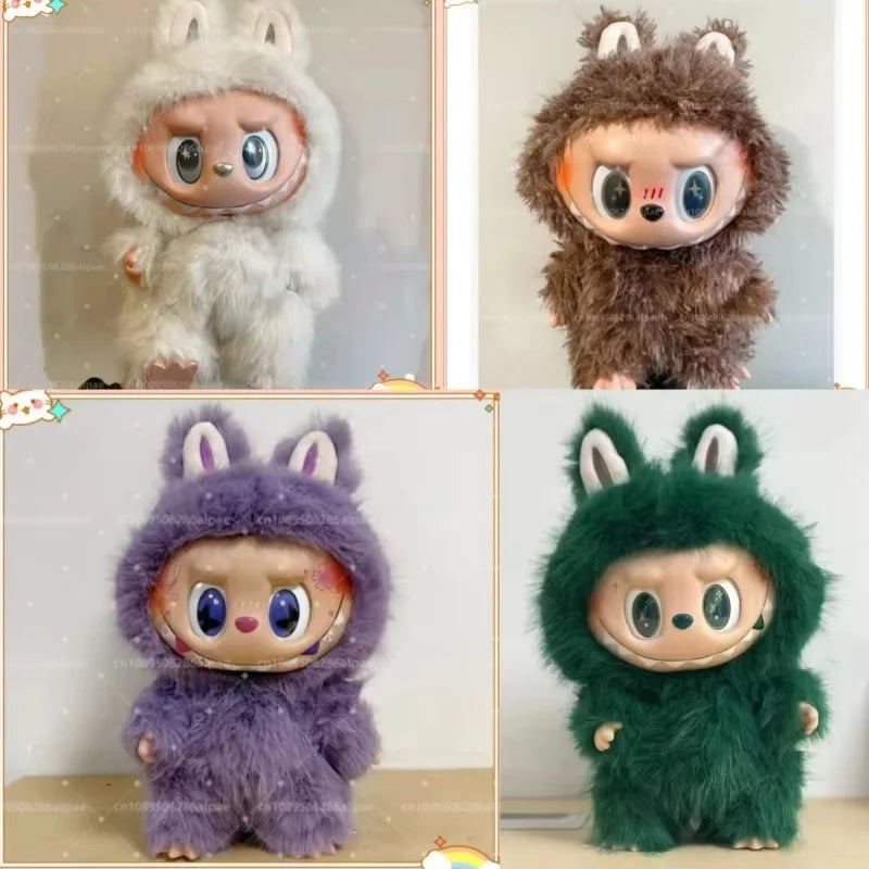 38cm Labubu Zimomo Angel Vinyl Figure – Creative DIY Monster Pendant Toy Gift