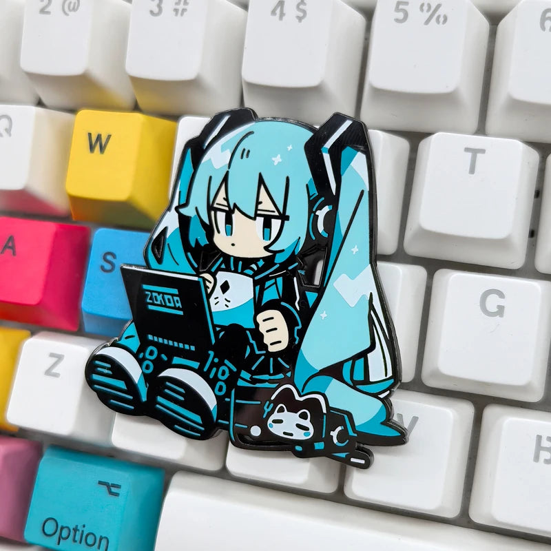 Japanese Anime Pin Badge — Cartoon Brooch for Backpacks, Clothes & Schoolbags