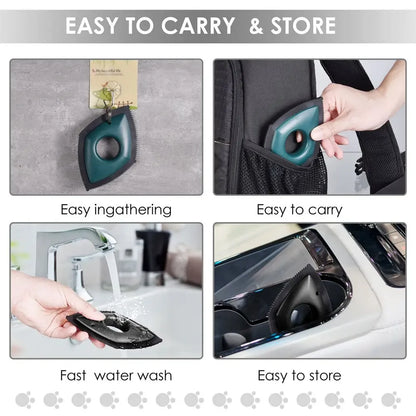 4 Modes Pet Hair Remover Comb Brush – Dog & Cat Hair Detailer, Cleaning Tool for Carpet, Sofa, Cloth, Car Seat, Reusable Rubber Pet Combs