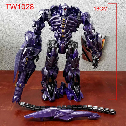 Baiwei Shockwave Transformation Toys – Sentinel Prime TW1024, Ironhide TW1026 & Bumblebee TW1025 Robot Figures TW1028/TW1030