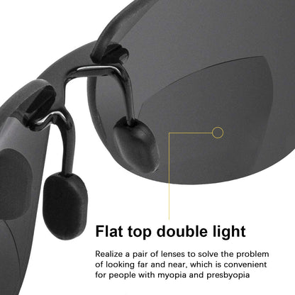 JULI Sports Sunglasses – TR90 Rimless Frame for Men & Women, Ideal for Running, Fishing, Golf, Surfing, and Driving, Model MJ8008