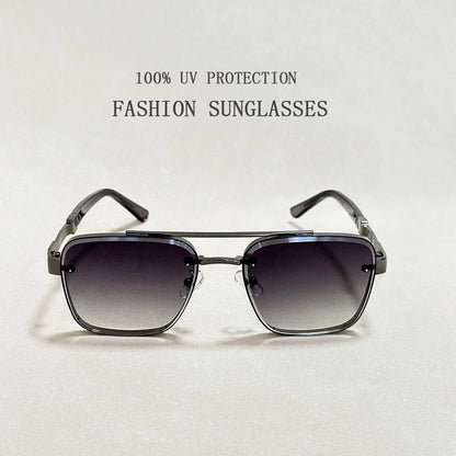 Luxury Square Sunglasses — Vintage Unisex Fashion Shades with UV Protection for Men & Women