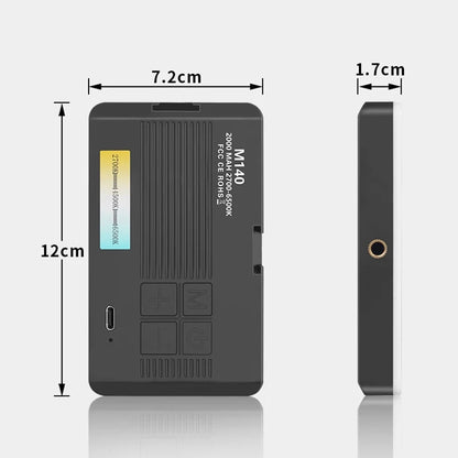 Portable Rechargeable LED Fill Light - 3 Color Modes for Phones, Laptops, Makeup & TikTok Selfie Videos