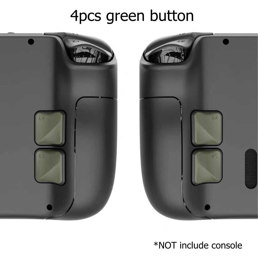 4PCS Back Button Enhancement Set for Steam Deck – Grip Improvement & Button Protection Kit for OLED & LCD Console