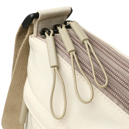 Women's Large Capacity Nylon Crossbody Bag - Spacious 3-Pocket Shoulder Purse for Shopping & Daily Use