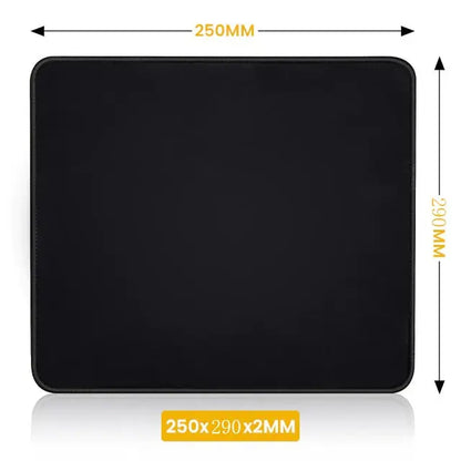 XXL Extended Gaming Mouse Pad 900x400mm – Black Desk Mat for Keyboard & Mouse, Non-Slip Computer Carpet for Office & Gaming Setup