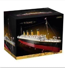 Titanic Movie-Series 9090-Piece Cruise Ship Building Set – Compatible with 10294 Blocks, Includes Original Box, Toy Gift