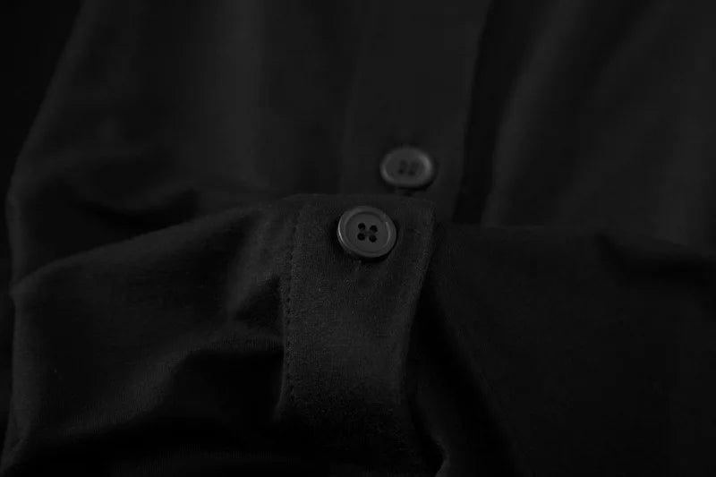 Women’s Modal Short-Sleeve Night Dress – Mid-Length Cotton Sleep Top with Buttons, Plus Size Pajamas