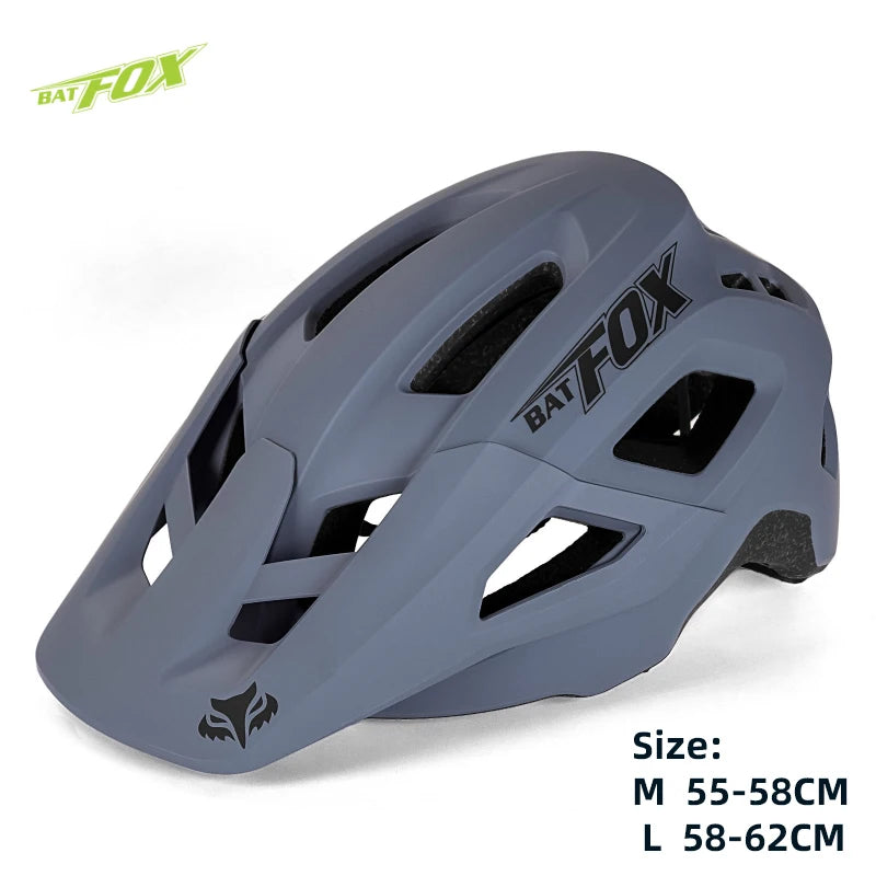 BATFOX Men's Cycling Helmet – MTB Mountain Bike Racing Helmet, Speedframe Casco para Bicycle