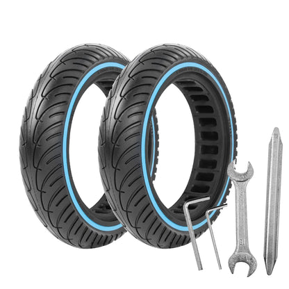 8.5 Inch Honeycomb Solid Scooter Tire - Anti-Explosion Shock Absorbing Replacement Wheel for Xiaomi M365, 1S & Pro