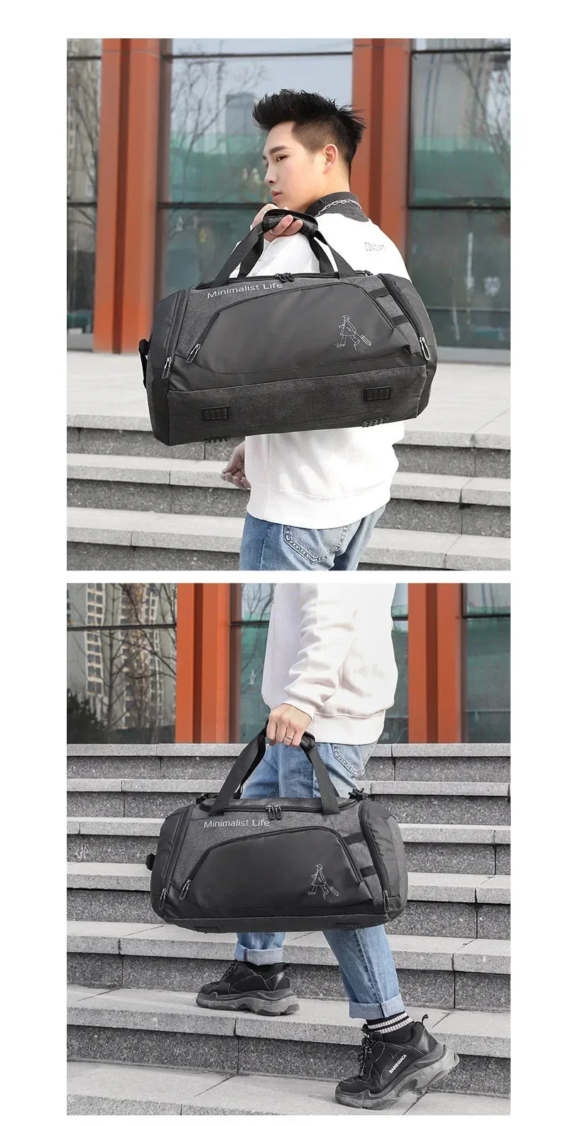 Waterproof Sports & Gym Bag - Durable Multifunctional Training, Fitness, & Swimming Tote