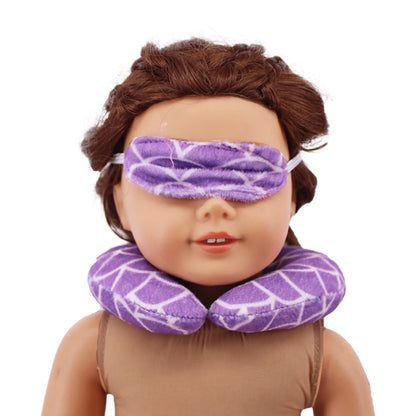 18-Inch Doll Nightdress Outfit — Purple Series Clothes for American & 43CM Baby Dolls, Our Generation Doll Gift