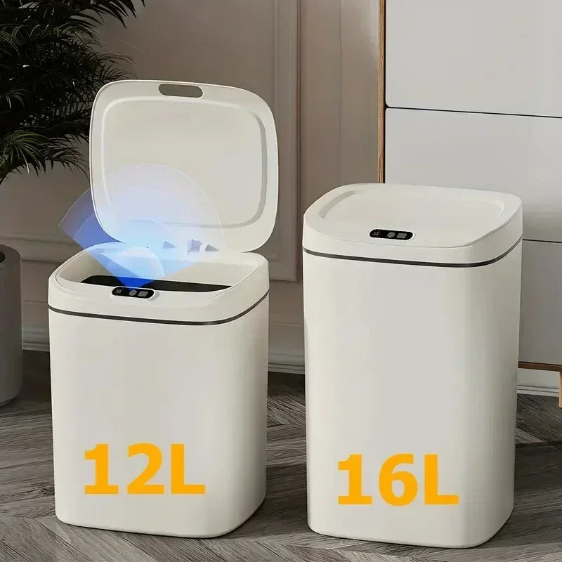 Smart Gesture Trash Can – Odor-Sealed, Stylish & Durable Waste Bin with Easy-Clean Design for Home or Office