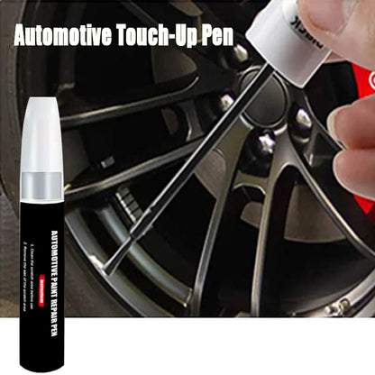 Automotive Wheel Touch-Up Paint Pen – Gloss, Matte Black & Silver/Grey Car Repair Accessory