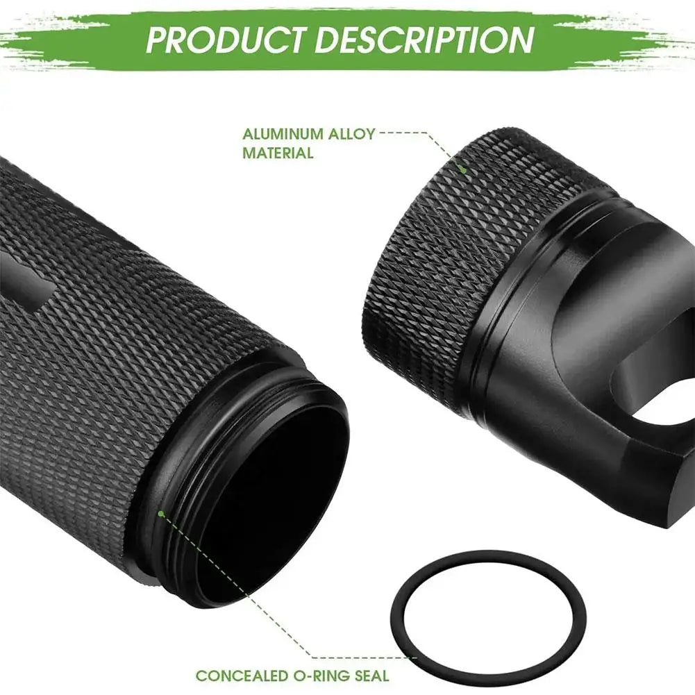 Aluminum Alloy Airtight Pill Container — Portable Waterproof EDC Single-Chamber Capsule Holder & Medicine Case