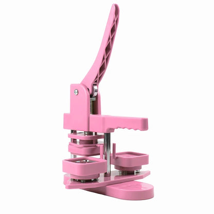 50x50mm Square Badge Press Machine - Rotating Manual for Refrigerator Magnets, Business Gifts, Home & Office Use