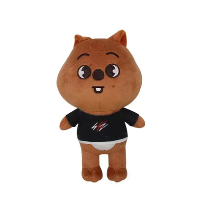 Kpop SKZOO Plush Keychain – Cute Dog Pendant Toy for Kids, Backpack Hanging, Birthday Gift