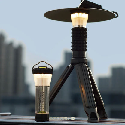 3000mAh GZ Lighthouse Camping Light - Long-Lasting LED Tent, Hiking & Outdoor Atmosphere Lamp Flashlight