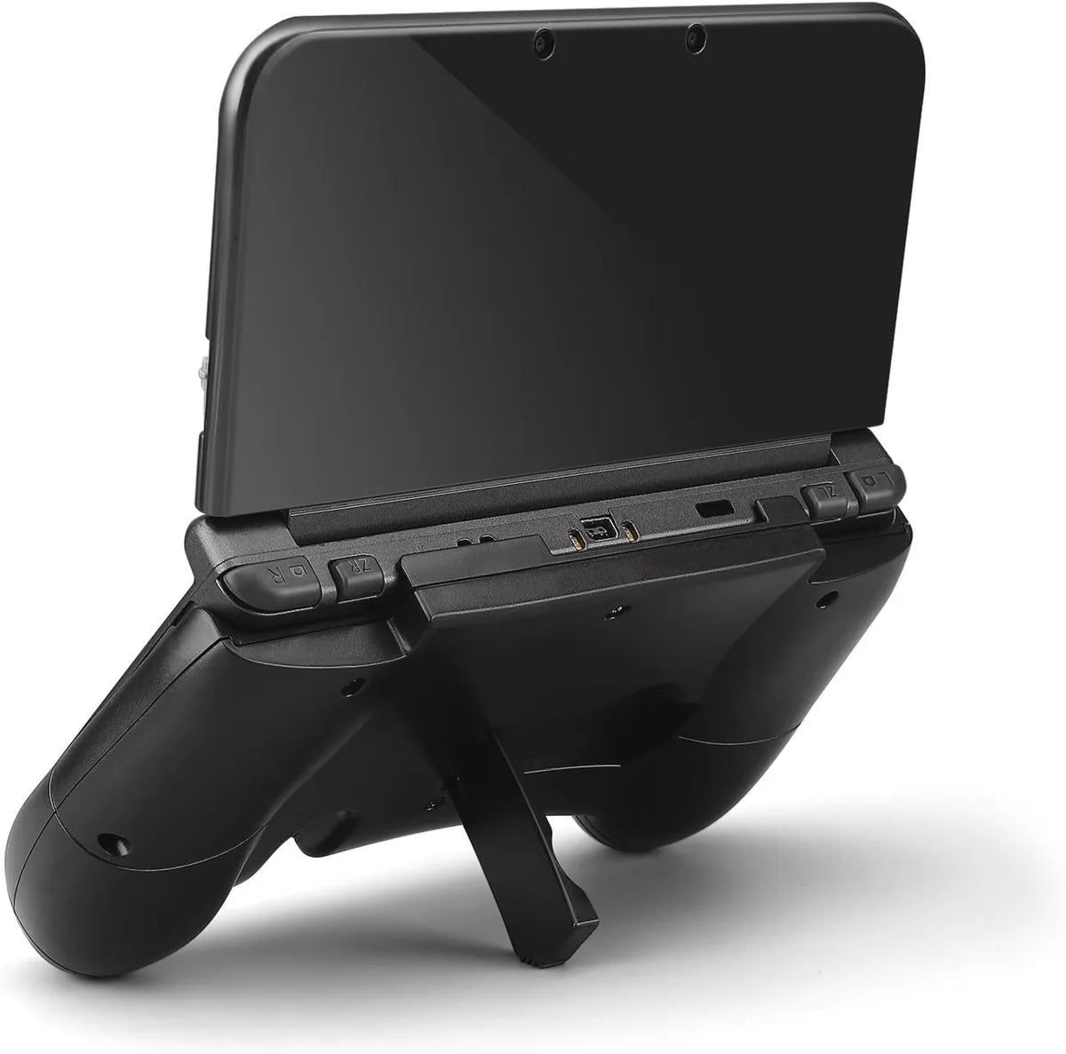 Ergonomic Grip Case for Nintendo New 3DS XL - Anti-Slip Hand Grip with Kickstand and Protective Cover