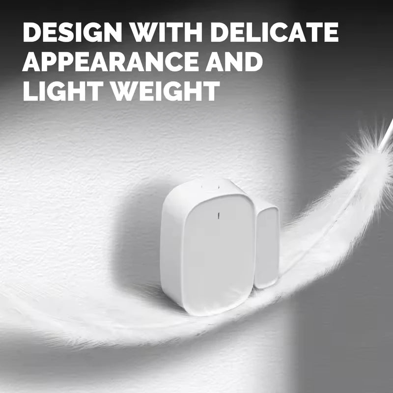 MOES Tuya ZigBee Smart Window & Door Sensor – Home Security Alarm Detector Compatible with Smart Life App, Alexa & Google Home