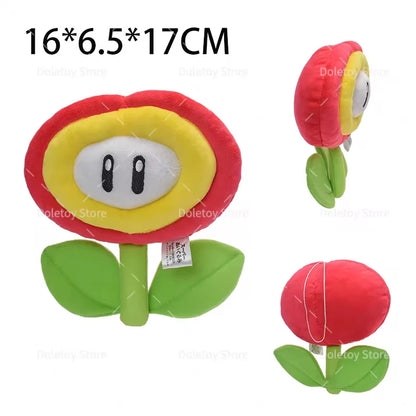 Hot Game Mario Plush Toy — Piranha Plant & Ice Fire Flower Soft Stuffed Doll for Kids Fans Gift