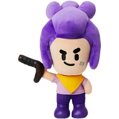 Brawl Stars Plush Toys – Spike, Shelly, Colt, Leon, Poco Character Pillows | Stuffed Dolls for Kids Birthday Gifts