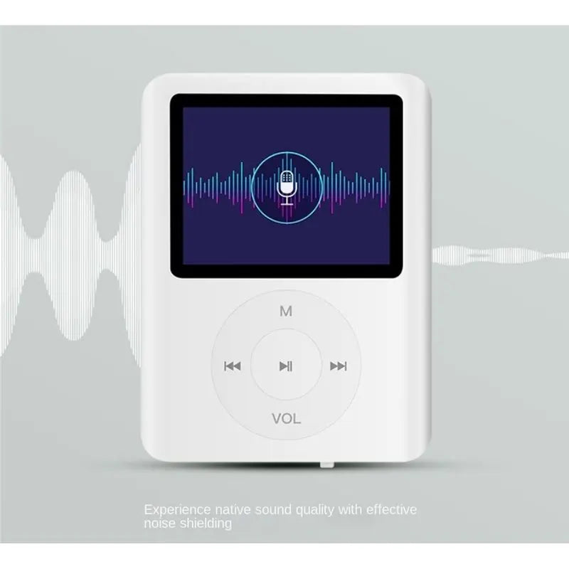 64GB Portable MP3 Player - Rechargeable Digital Music Player with E-Book Function for Kids & Adults