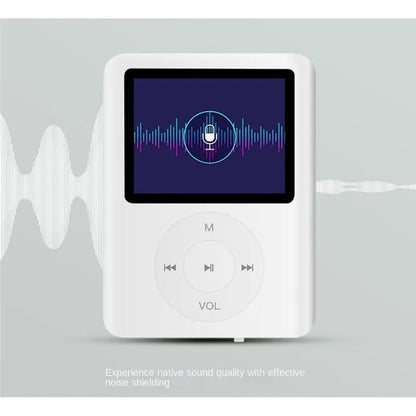 64GB Portable MP3 Player - Rechargeable Digital Music Player with E-Book Function for Kids & Adults