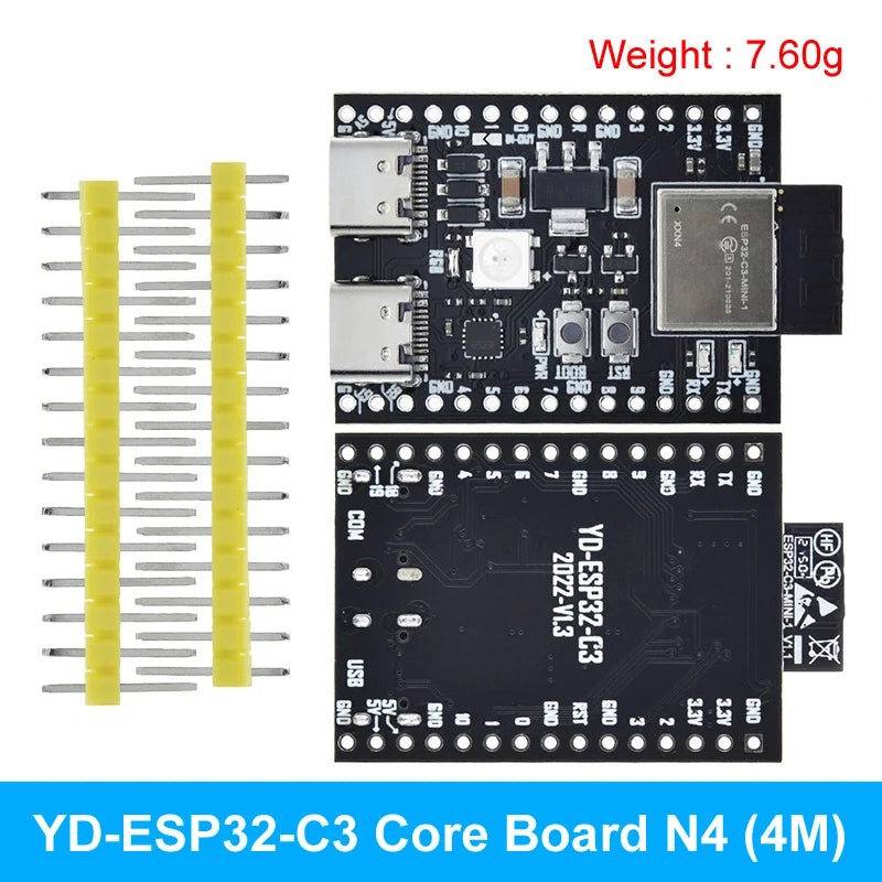 TZT ESP32 Development Board - Dual Type-C ESP32-S3 ESP32-C3 Module for Arduino & IoT Projects