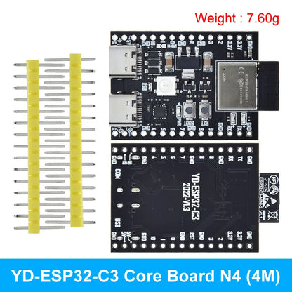 TZT ESP32 Development Board - Dual Type-C ESP32-S3 ESP32-C3 Module for Arduino & IoT Projects