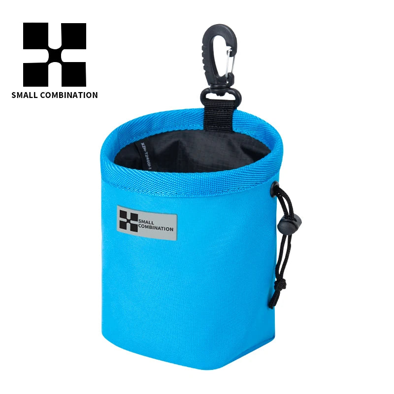 Portable Dog Training Treat Bag - Small Combination Waist Pouch for Puppy Snacks, Leash Walks & Outdoor Pet Training