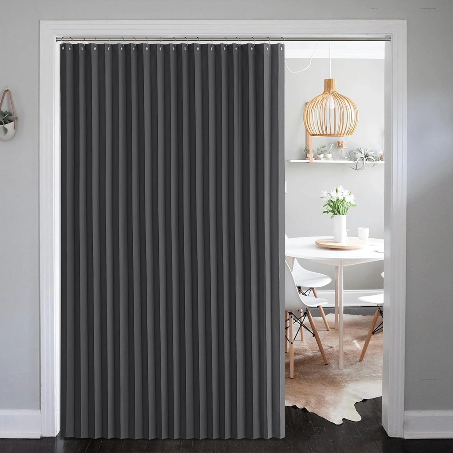 Extra Large Blackout Waterproof Curtain – Thermal Insulated Sliding Door & Shower Drapes for Living Room & Bedroom
