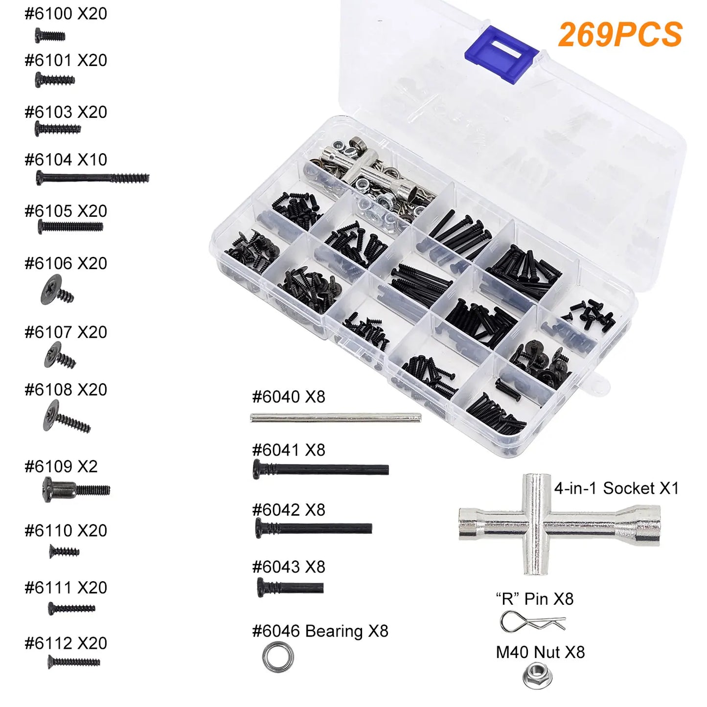 SCY Upgrade Metal Parts — Front & Rear Suspension, Wheel Hubs, Bearings, Steering Rod, Aluminum Components for 16101, 16102Pro, 16104, SG116, Q130