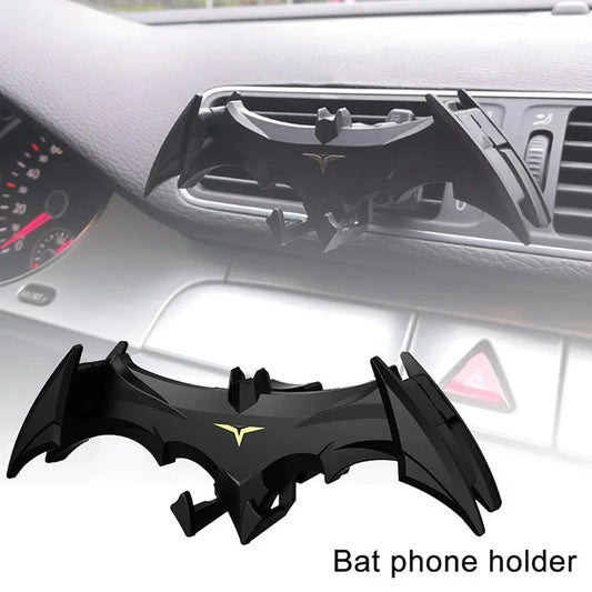 Bat-Shaped Gravity Car Phone Holder - Universal Air Vent Mount for 4-6.5 Inch Devices
