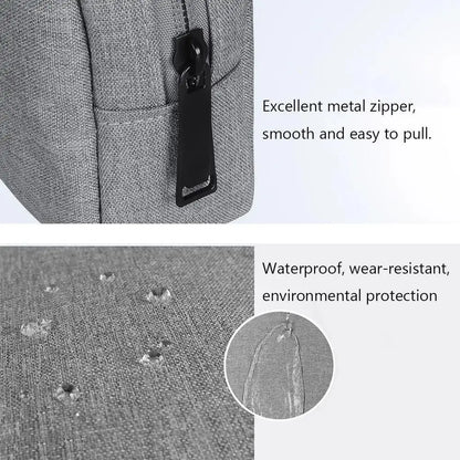 Waterproof Digital Accessories Organizer - Large Capacity Portable Travel Bag for Phone, USB Cables & Tech Gear