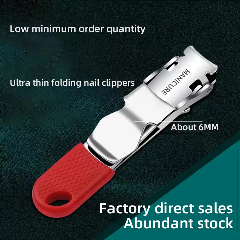 Portable Nail Clippers & Scissors – Collapsible Stainless Steel Fingernail Cutter Manicure Tools