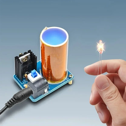 Mini Tesla Coil Kit BD243 – DIY Electronics Project for Hand Soldering Practice, Battery-Free Hobbyist Kit