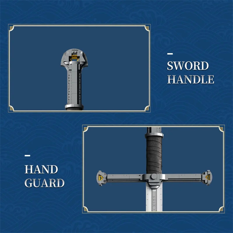 Samurai Sword Building Block Model – Creative Lord of the Rings Toy Kit, Perfect Christmas Gift for Boys