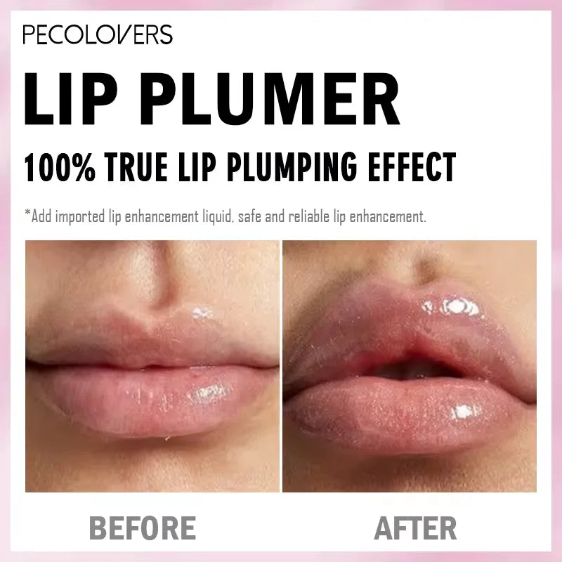 Instant Lip Plumper Gloss – Nourishing Anti-Wrinkle Moisturizing Lip Serum for Sexy, Full Lips