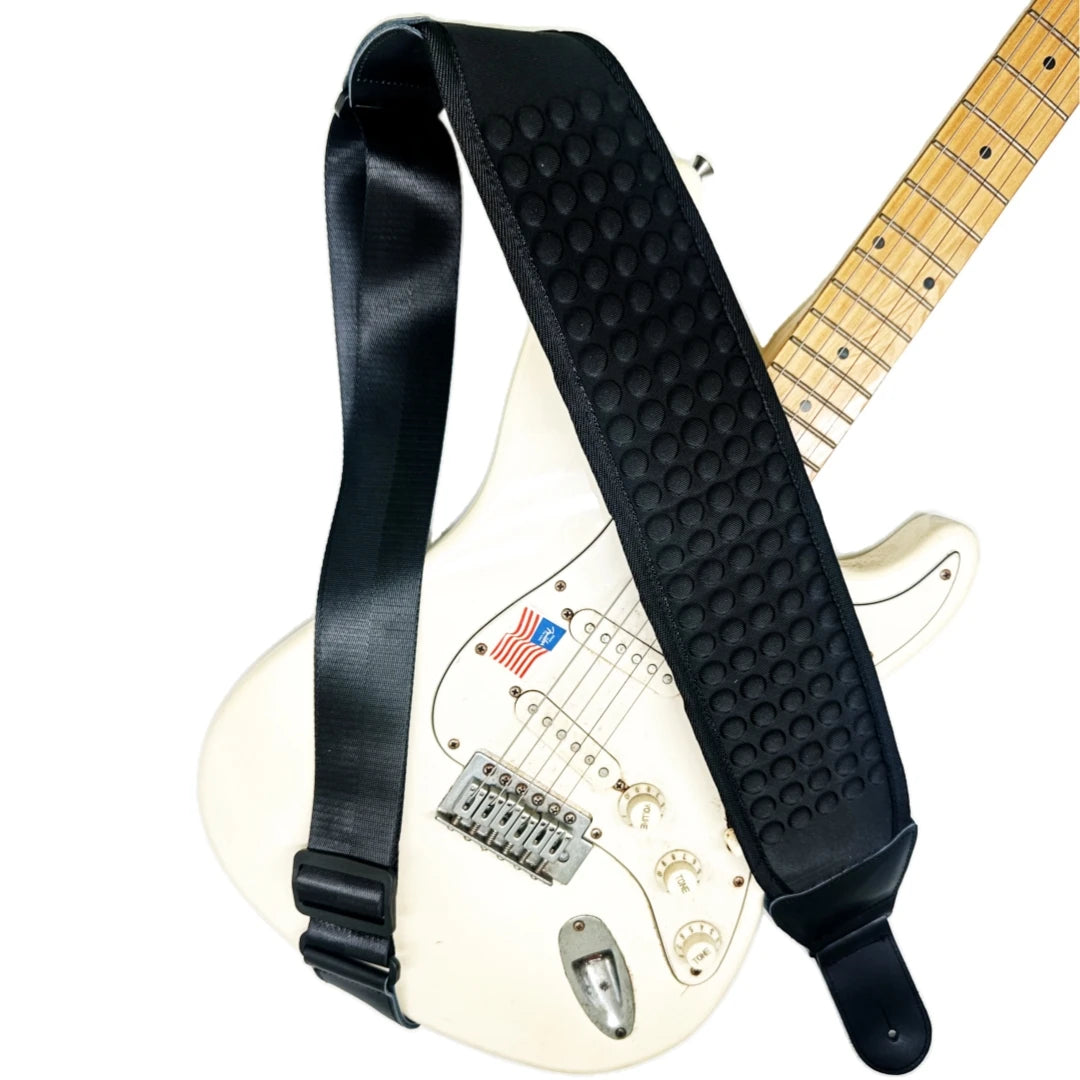 P&P 3D Sponge Guitar Strap – Breathable, Comfortable & Adjustable Padded Strap for Acoustic, Electric Guitars & Bass