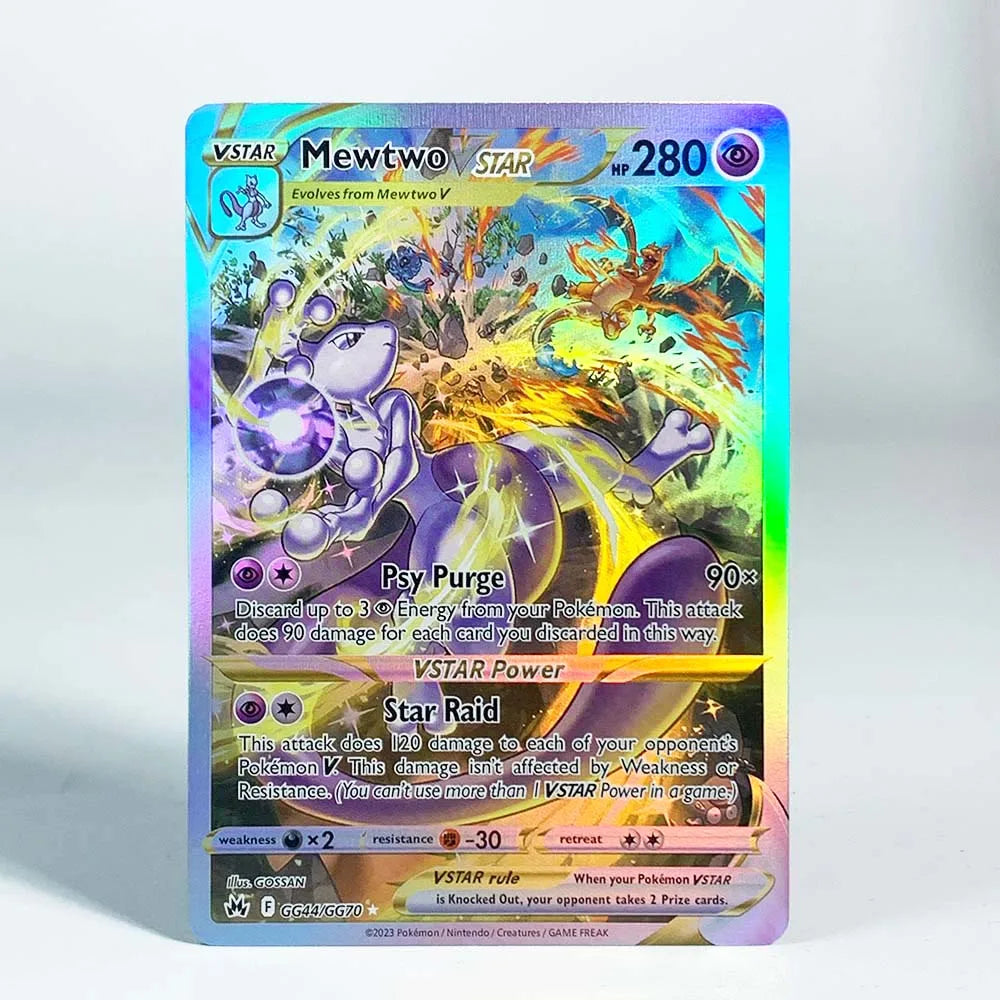 Pokemon Ancient Mew Collection Card – Classic Limited Anime Cards, Zekrom, Reshiram, Victini Holographic Proxy, Gift Toy