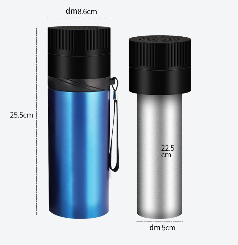 LCD Insulin Cooler Flask – Portable Outdoor Mini Vacuum Refrigerator for Medicine and Beverage Storage, Drug Cooler Fridge