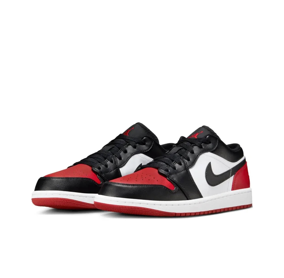 Nike Air Jordan 1 Low – Light Smoke Grey Retro Basketball Shoes | Men's Wear-Resistant, Anti-Slip Sneakers
