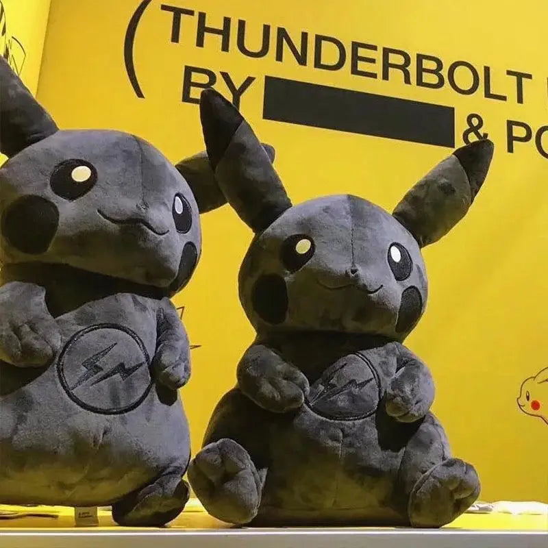 30cm Dark Pikachu Plush — Pokémon X Fragment Anime Kawaii Pop Doll, Pillow & Birthday Gift