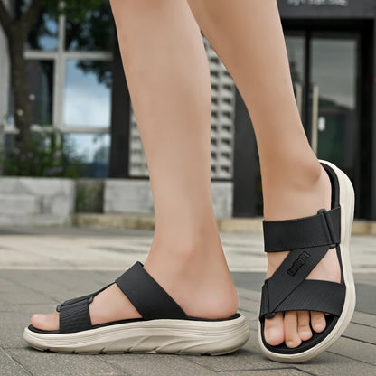 Men’s Summer Sandals - Lightweight Thick Sole Non-Slip Casual Walking Shoes