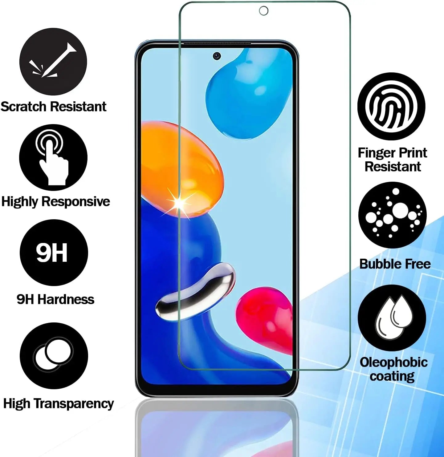 Samsung Galaxy A52/A52S Screen Protector – HD 9H Tempered Glass, Clear & Anti-Scratch Protection