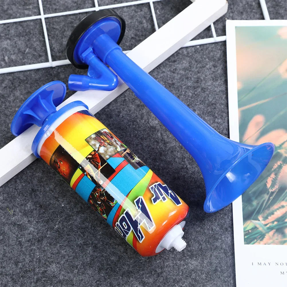 Handheld Air Horn – Loud Mini Pump Horn for Sports Events, Boating, and Birthday Parties